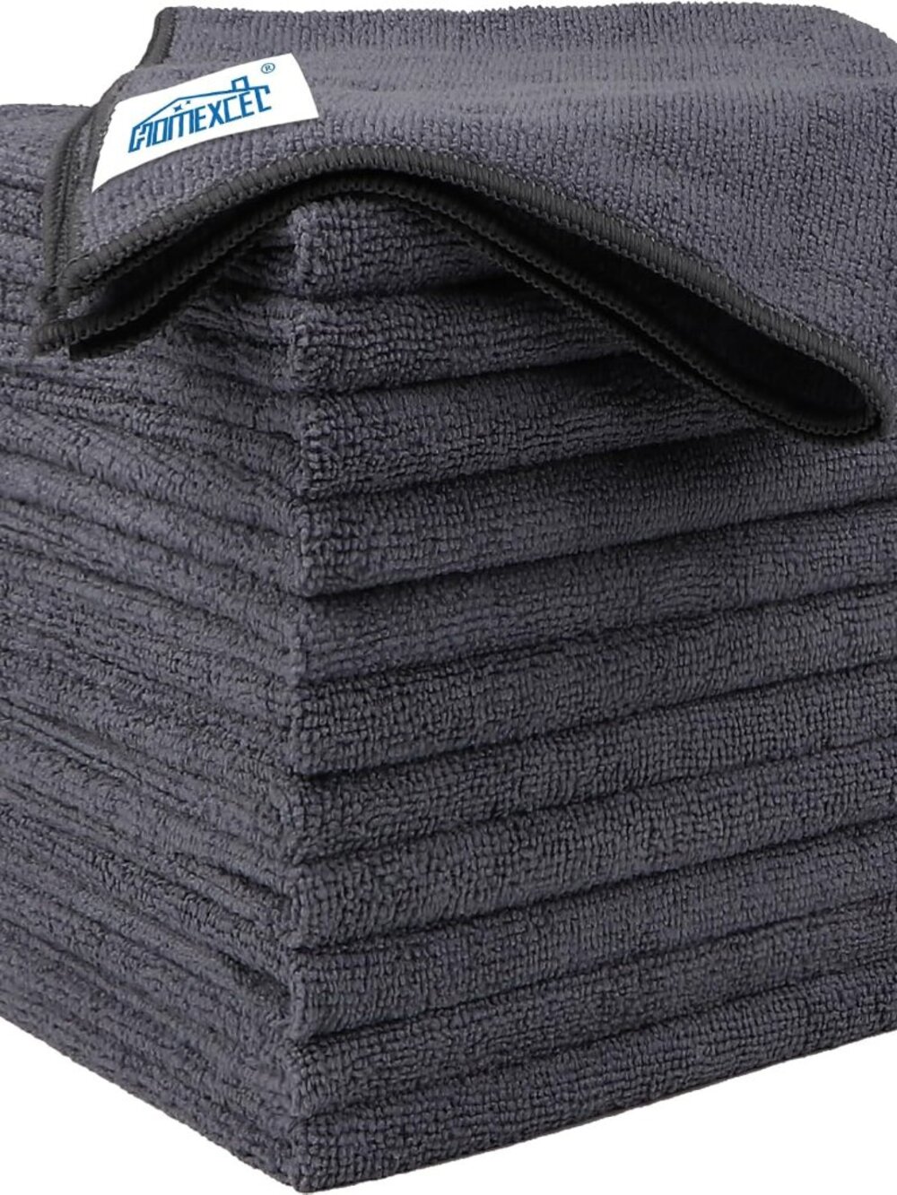 Microfiber Cleaning Cloth 12 Pack, 12.5 x 12.5 inch Microfiber Towels for Cars,